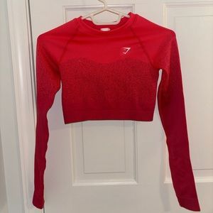 Gymshark active long sleeve crop top